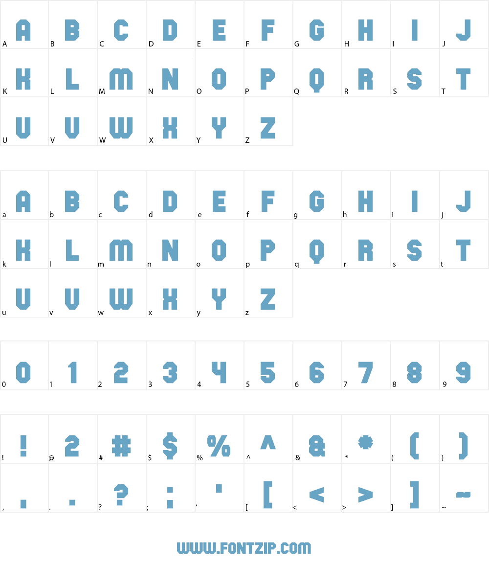 Space Obsessed Font Character